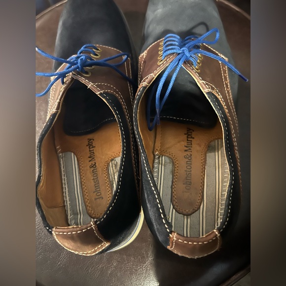 Johnston & Murphy suede leather saddle oxfords size 9.5 - Picture 9 of 10